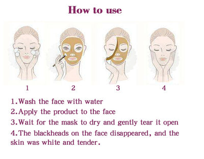 Blackhead Eliminator Gold Mask