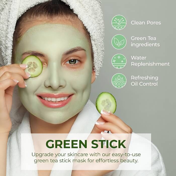 Green tea stick mask