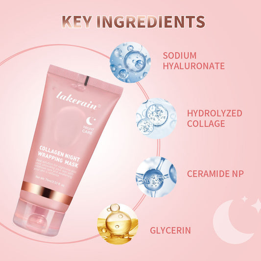 Hydralume facial mask with collagen